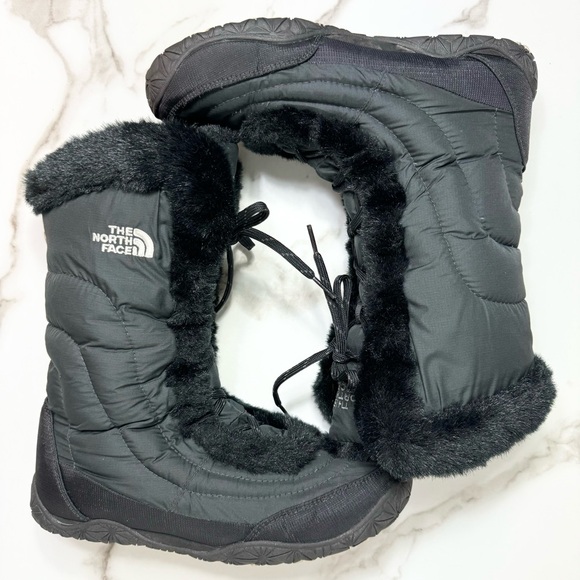 The North Face Nuptse Fur IV Cozy Goose Down Insulated Water Resistant Boots 9.5 - Picture 8 of 15